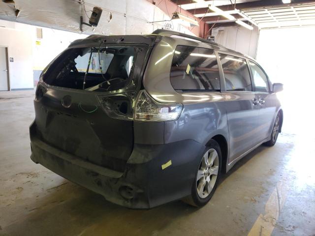 5TDXK3DC3CS258934 - 2012 TOYOTA SIENNA SPO GRAY photo 4