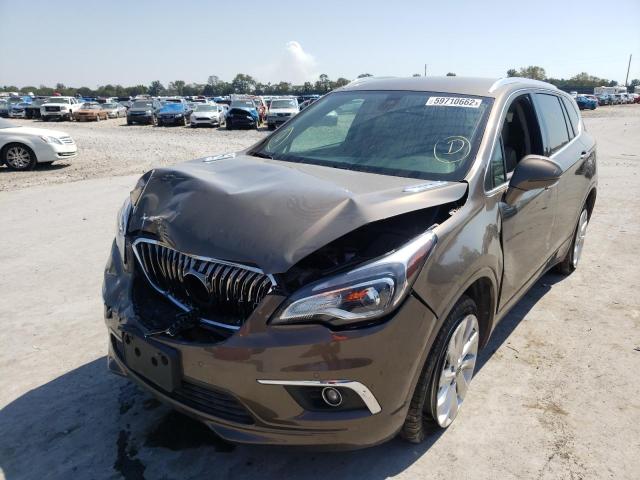 LRBFXESXXGD196995 - 2016 BUICK ENVISION P BROWN photo 2