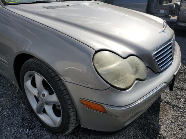 WDBRF40J94F444985 - 2004 MERCEDES-BENZ C 230K SPO BEIGE photo 9