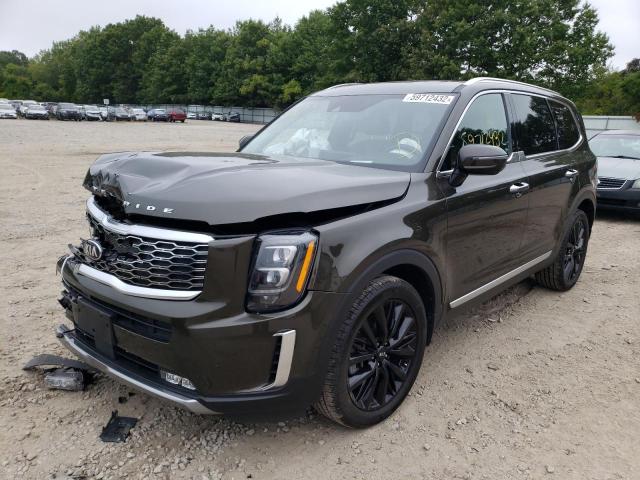 5XYP5DHC6LG066380 - 2020 KIA TELLURIDE CHARCOAL photo 2