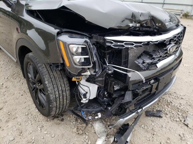 5XYP5DHC6LG066380 - 2020 KIA TELLURIDE CHARCOAL photo 9