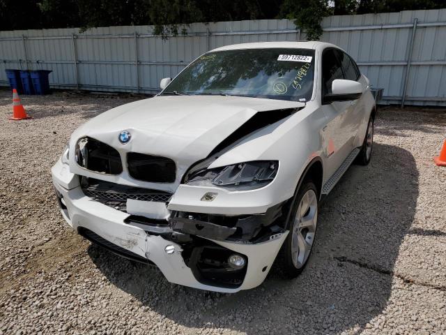 5UXFG2C55DL783456 - 2013 BMW X6 XDRIVE3 WHITE photo 2