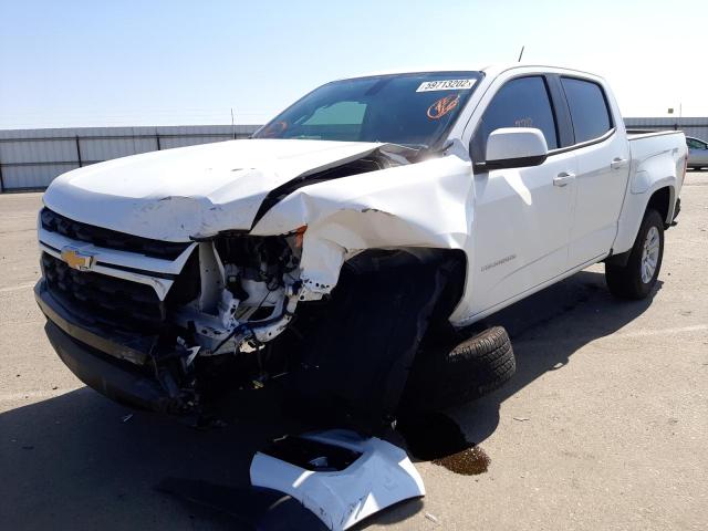 1GCGSCENXN1118380 - 2022 CHEVROLET COLORADO L WHITE photo 2