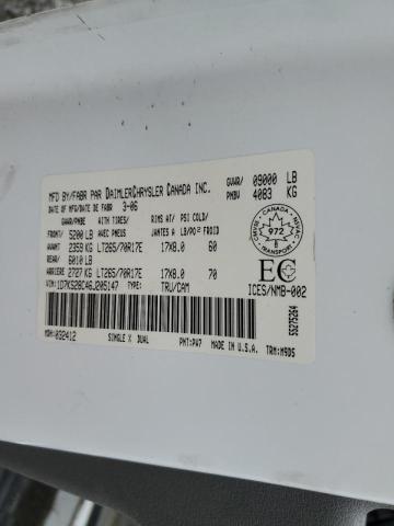 1D7KS28C46J205147 - 2006 DODGE RAM 2500 S Ağ foto 10