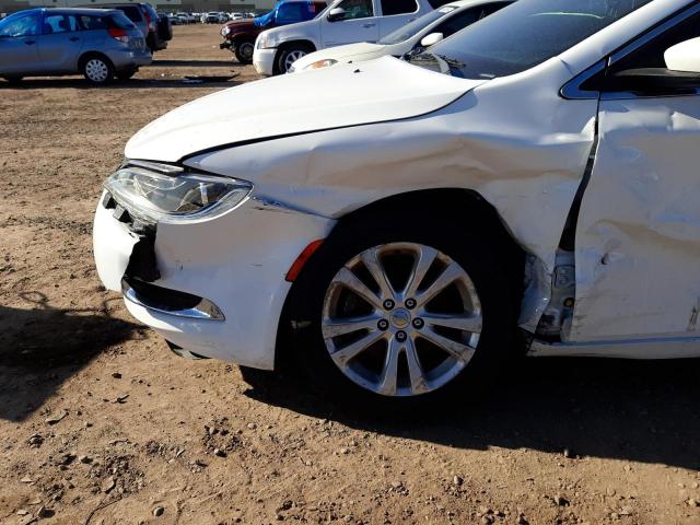 1C3CCCAB0FN747054 - 2015 CHRYSLER 200 LIMITE WHITE photo 9