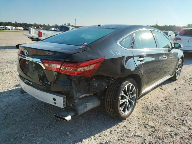 4T1BK1EB5HU256587 - 2017 TOYOTA AVALON XLE BLACK photo 4