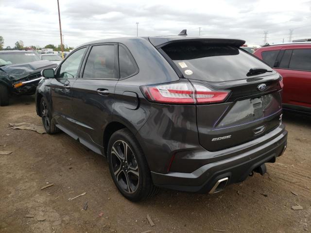 2FMPK4AP4LBB50431 - 2020 FORD EDGE ST GRAY photo 3