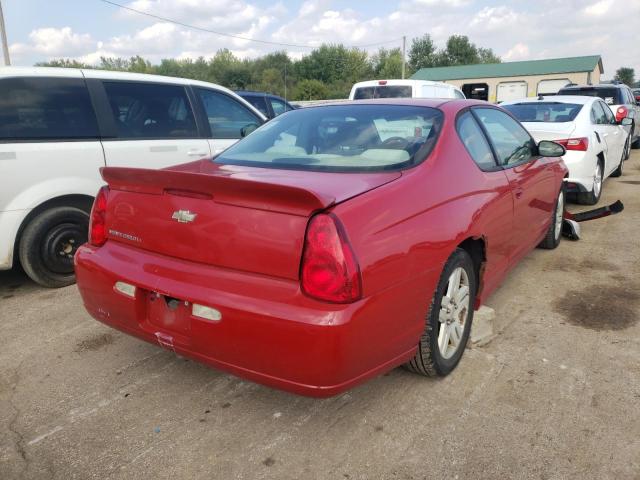 2G1WK15N479291786 - 2007 CHEVROLET MONTE CARL წითელი ფოტო 4