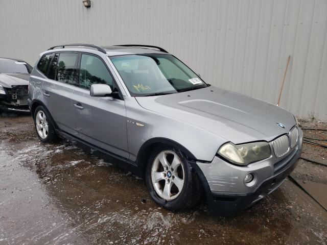 WBXPC93438WJ03627 - 2008 BMW X3 3.0SI GRAY photo 1