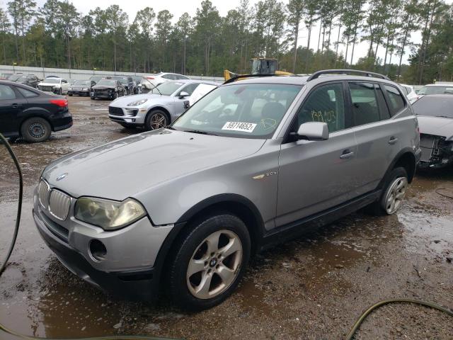 WBXPC93438WJ03627 - 2008 BMW X3 3.0SI GRAY photo 2