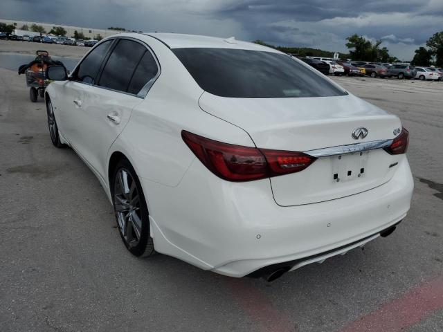 JN1EV7AP4KM541997 - 2019 INFINITI Q50 LUXE WHITE photo 3