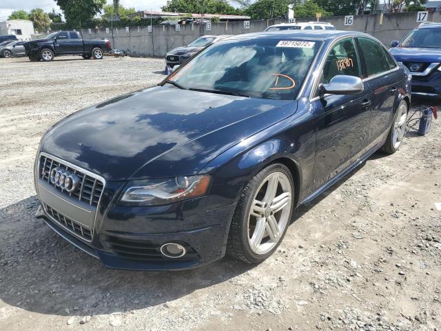 WAUKGAFL3AA090572 - 2010 AUDI S4 PRESTIG BLUE photo 2