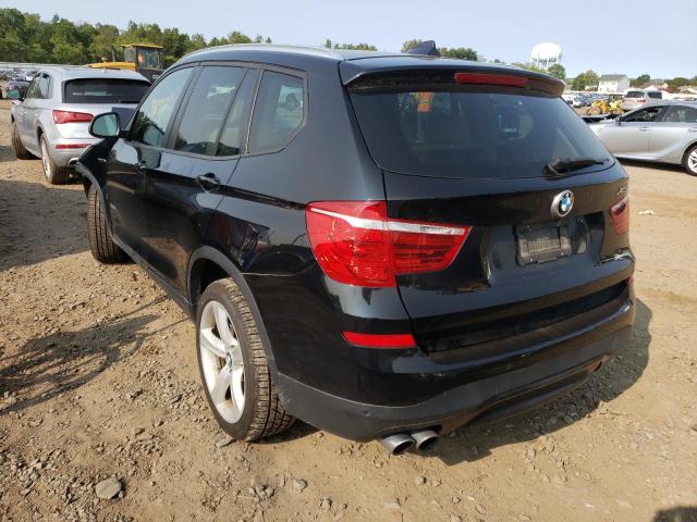 5UXWX9C55H0T04260 - 2017 BMW X3 XDRIVE2 BLACK photo 3