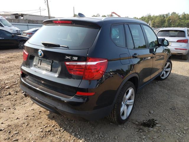 5UXWX9C55H0T04260 - 2017 BMW X3 XDRIVE2 BLACK photo 4