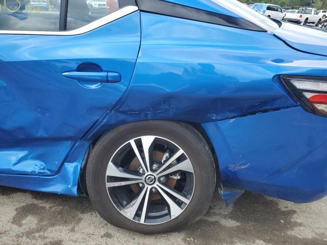 3N1AB8CV7NY268032 - 2022 NISSAN SENTRA SV BLUE photo 9