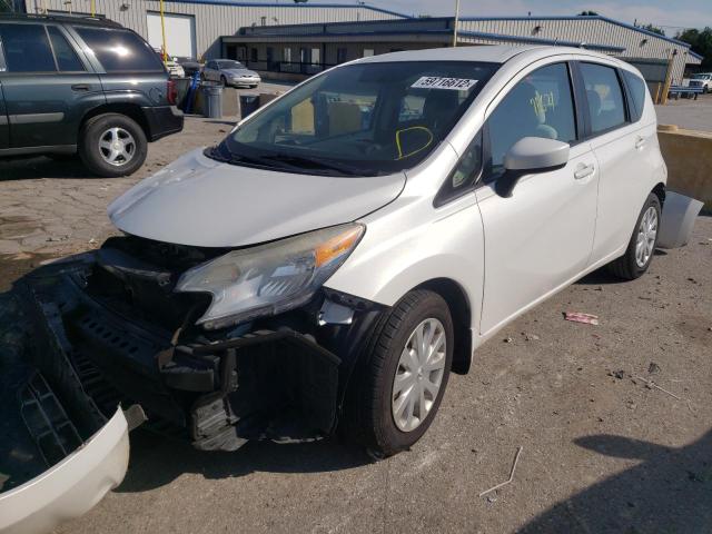 3N1CE2CP9FL448951 - 2015 NISSAN VERSA NOTE WHITE photo 2