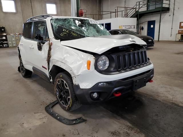 ZACCJBCT7GPE05580 - 2016 JEEP RENEGADE T WHITE photo 1