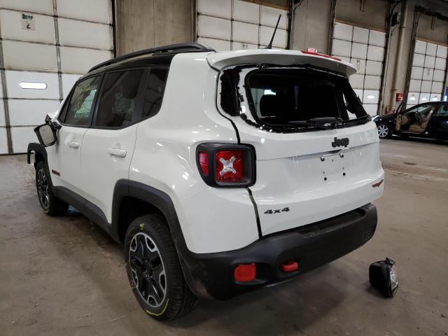 ZACCJBCT7GPE05580 - 2016 JEEP RENEGADE T WHITE photo 3