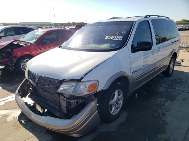 1GMDX03E82D115943 - 2002 PONTIAC MONTANA WHITE photo 2