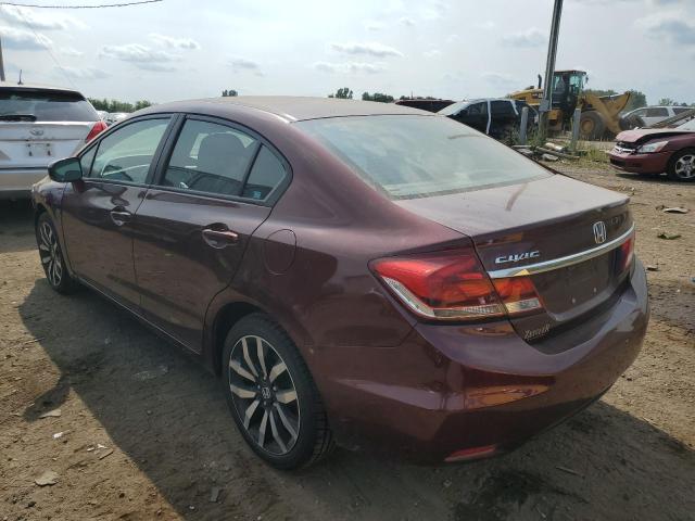 19XFB2F90FE097349 - 2015 HONDA CIVIC EXL Tünd qırmızı foto 3