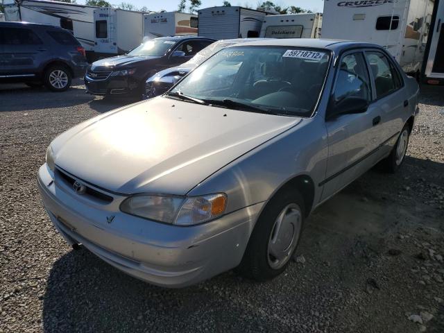 1NXBR12E7XZ150733 - 1999 TOYOTA COROLLA VE SILVER photo 2