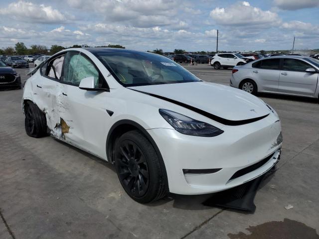 5YJYGAEE4MF144246 - 2021 TESLA MODEL Y أبيض صورة 1