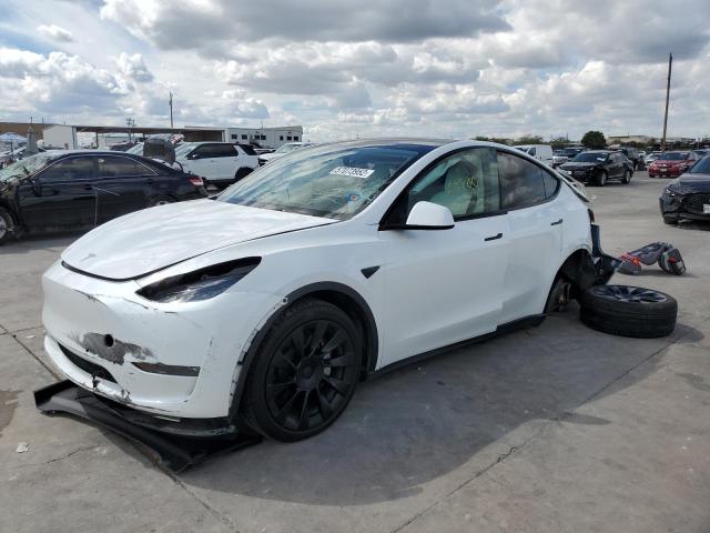 5YJYGAEE4MF144246 - 2021 TESLA MODEL Y أبيض صورة 2