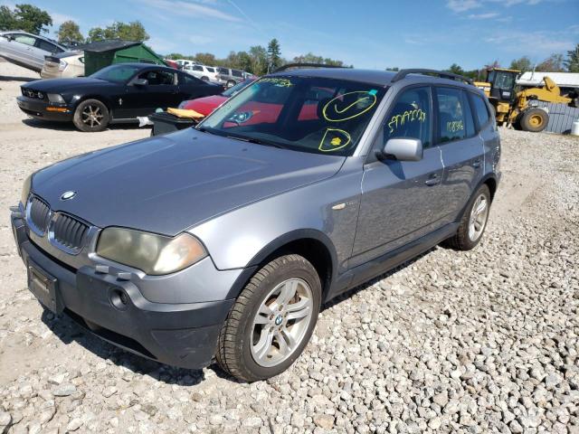 WBXPA934X5WD15817 - 2005 BMW X3 GRAY photo 2