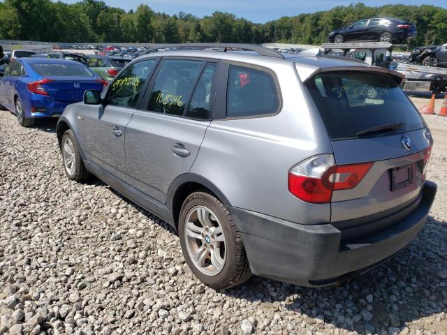 WBXPA934X5WD15817 - 2005 BMW X3 GRAY photo 3