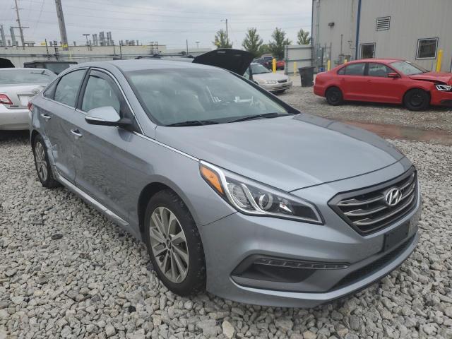 5NPE34AF3FH084446 - 2015 HYUNDAI SONATA SPO SILVER photo 1