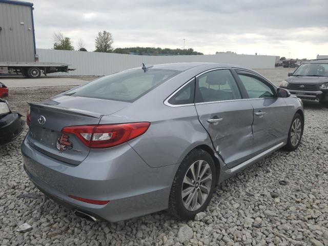 5NPE34AF3FH084446 - 2015 HYUNDAI SONATA SPO SILVER photo 4