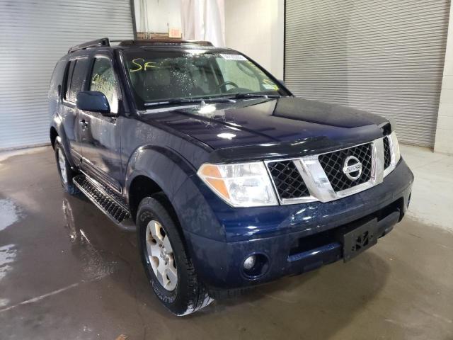 5N1AR18W97C627227 - 2007 NISSAN PATHFINDER BLUE photo 1