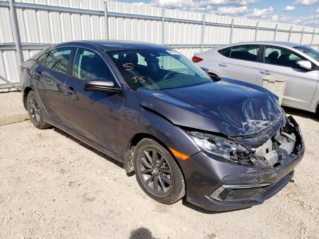 2HGFC2F77LH032088 - 2020 HONDA CIVIC EX GRAY photo 1