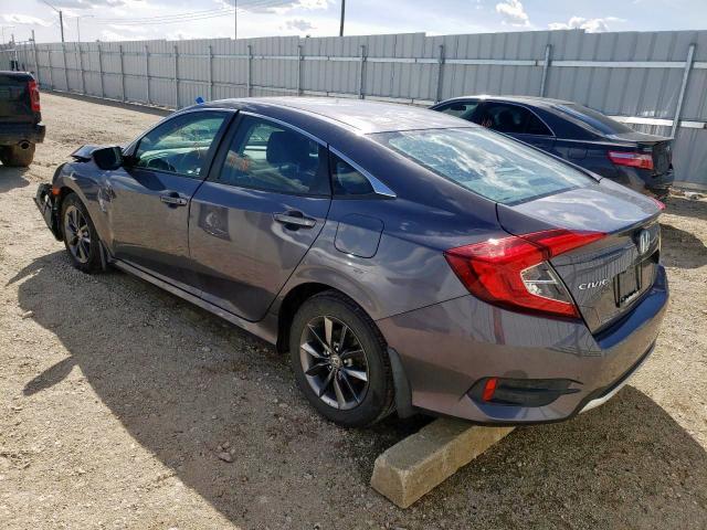 2HGFC2F77LH032088 - 2020 HONDA CIVIC EX GRAY photo 3