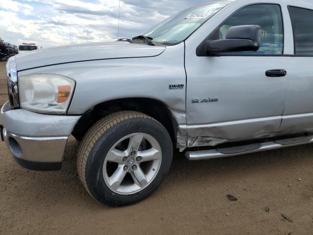 1D7HU18278S505185 - 2008 DODGE RAM 1500 S SILVER photo 9