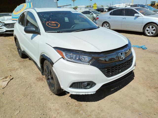 3CZRU5H10MM724144 - 2021 HONDA HR-V SPORT WHITE photo 1