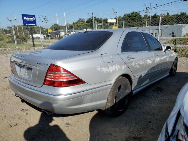 WDBNG76J63A330863 - 2003 MERCEDES-BENZ S 600 SILVER photo 4