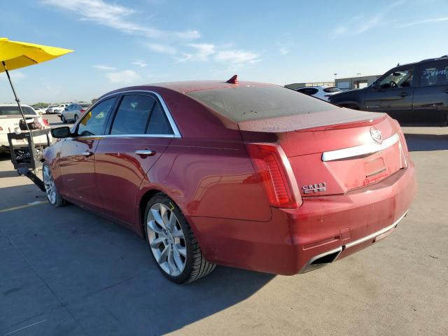 1G6AS5S39E0170838 - 2014 CADILLAC CTS PERFOR RED photo 3