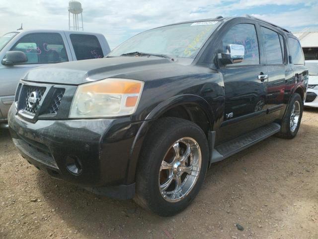 5N1BA08D58N604487 - 2008 NISSAN ARMADA SE BLACK photo 2