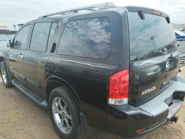 5N1BA08D58N604487 - 2008 NISSAN ARMADA SE BLACK photo 9