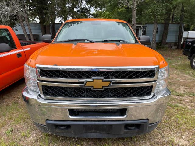 1GC2CVCG5DZ336573 - 2013 CHEVROLET SILVERADO ORANGE photo 10