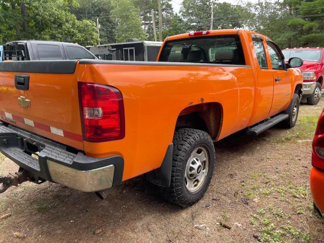 1GC2CVCG5DZ336573 - 2013 CHEVROLET SILVERADO ORANGE photo 4