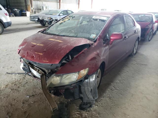 2HGFA1F67AH548228 - 2010 HONDA CIVIC LX-S Qırmızı foto 2