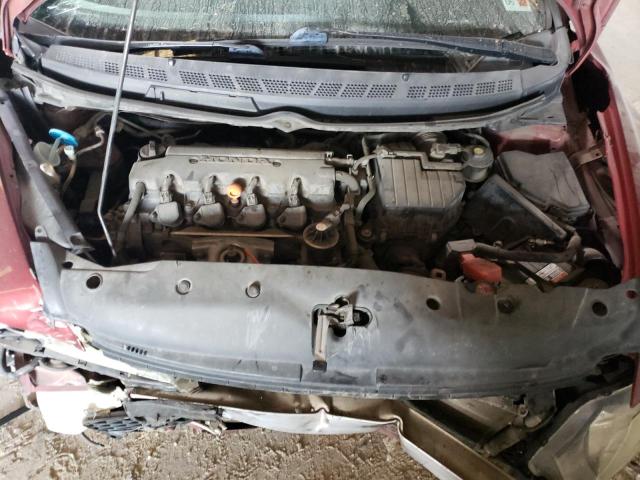 2HGFA1F67AH548228 - 2010 HONDA CIVIC LX-S Qırmızı foto 7