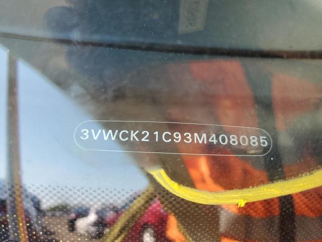 3VWCK21C93M408085 - 2003 VOLKSWAGEN NEW BEETLE 黄色 照片 10