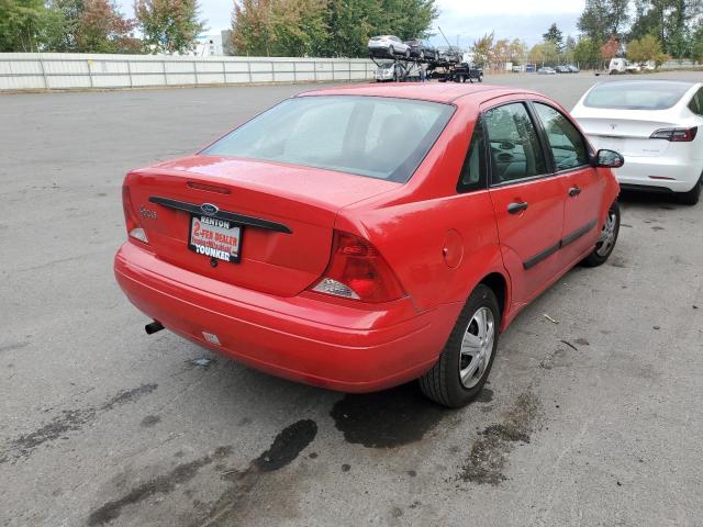 1FAFP33P62W103526 - 2002 FORD FOCUS LX RED photo 4