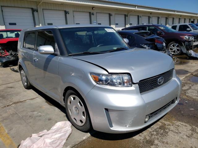 JTLKE50E081010850 - 2008 TOYOTA SCION XB SILVER photo 1