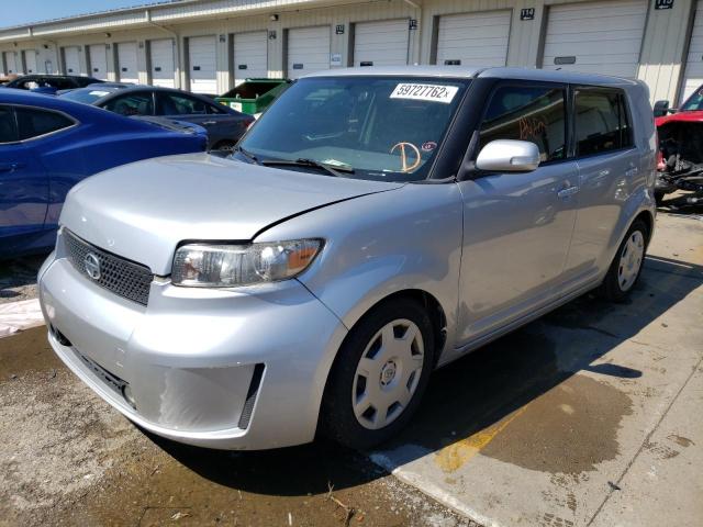 JTLKE50E081010850 - 2008 TOYOTA SCION XB SILVER photo 2