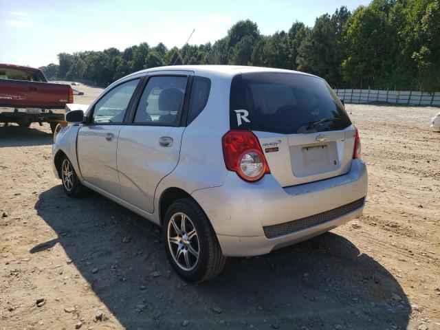 KL1TD6DE4BB138410 - 2011 CHEVROLET AVEO LS 银色 照片 3
