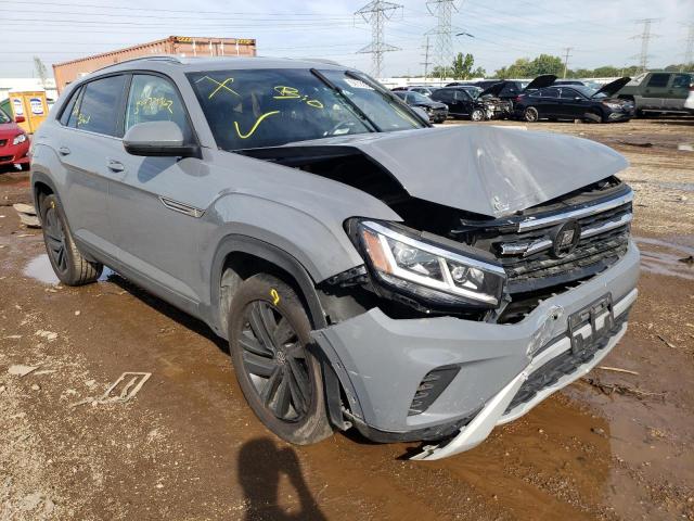 1V2HE2CA5NC208707 - 2022 VOLKSWAGEN ATLAS CROS Մոխրագույն լուսանկար 1